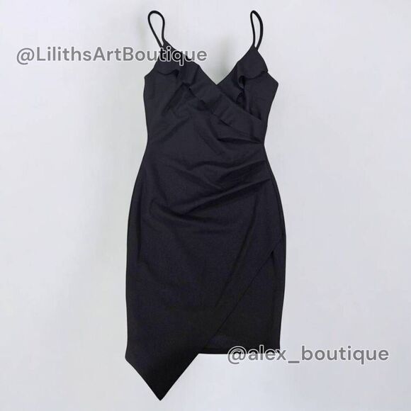 Windsor Ruffle WrapBodycon Dress(C020)-Size S for Women - Picture 7 of 12